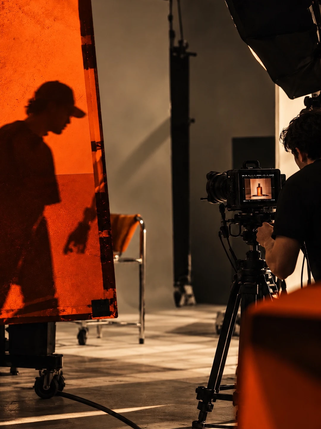 Producción audiovisual: cámara, iluminación y dirección de una escena